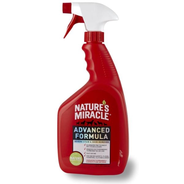 Nature's Miracle pet stain remover product.