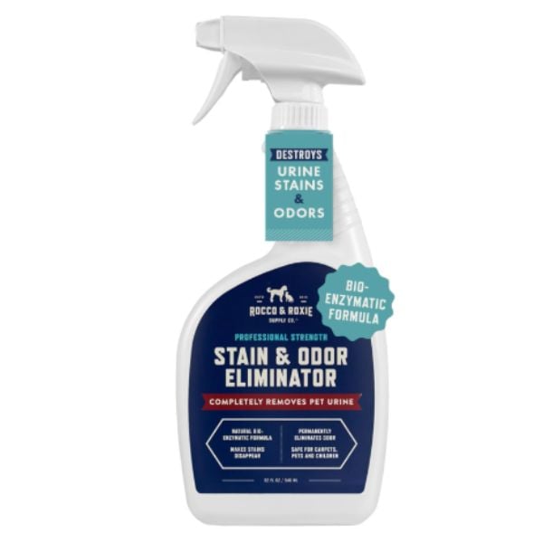 Rocco & Roxie stain and odor eliminator product.