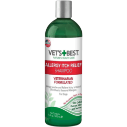 Vet's best allergy itch relief shampoo.