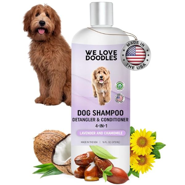 We Love Doodles shampoo product.