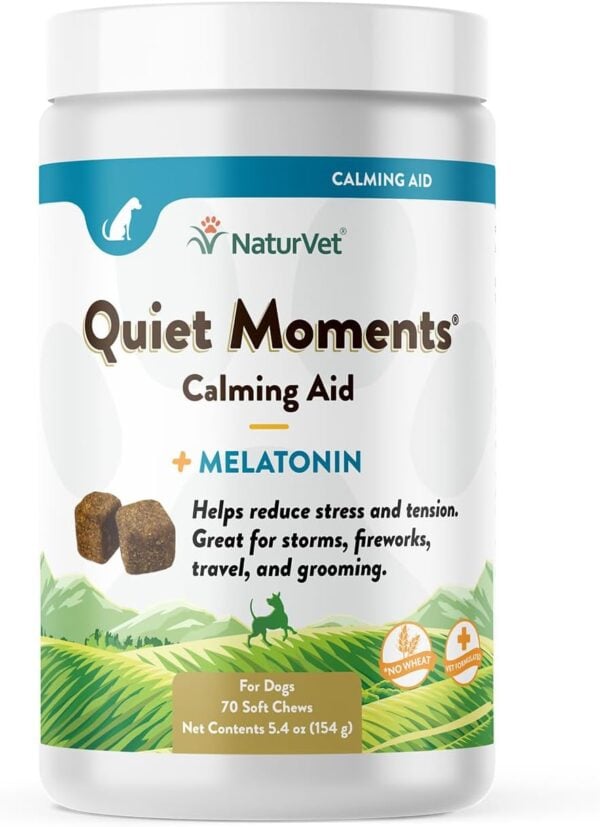 Naturvet calming treats quiet moments product.