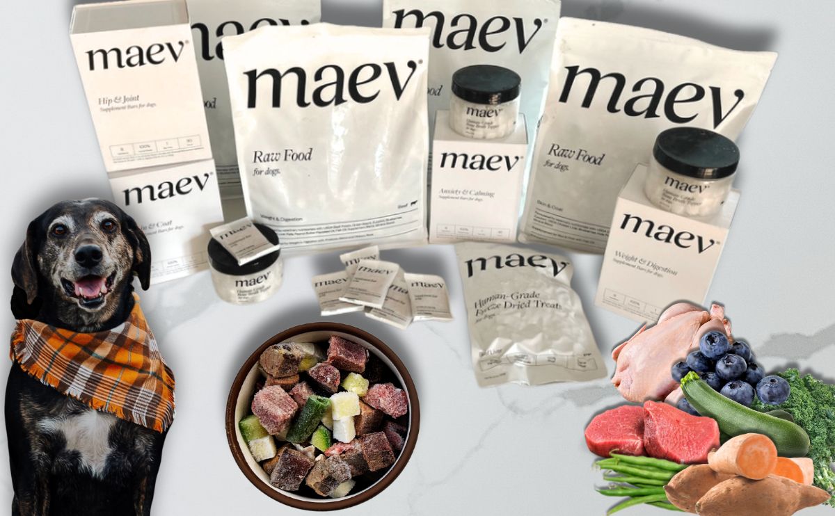 maev dog food sally ingredients