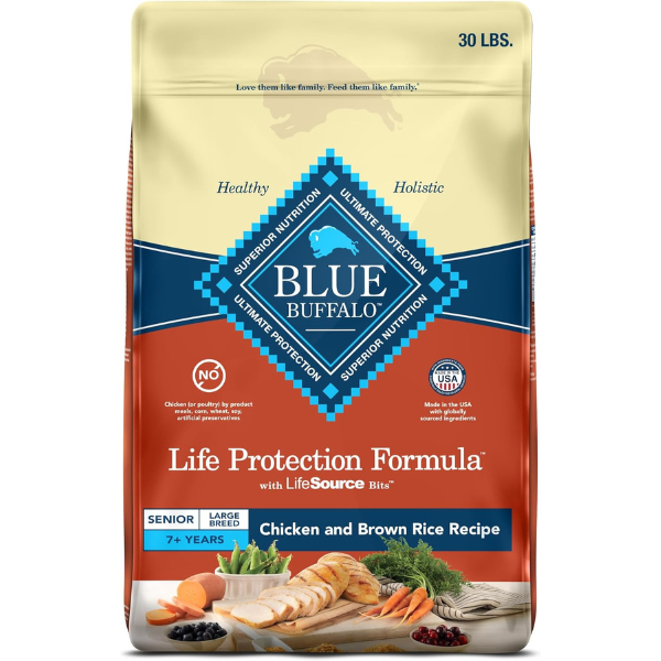 blue buffalo life protection large breed senior
