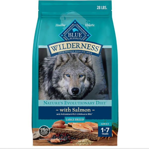 Blue Buffalo Wilderness Large Breed Adult with salmon