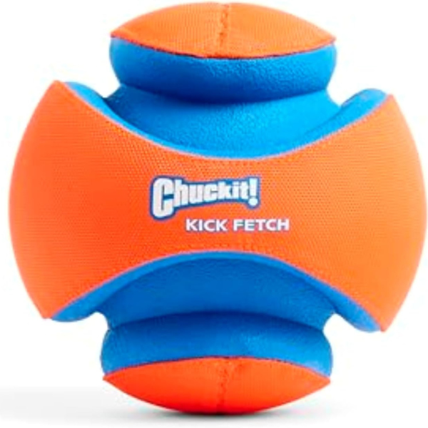 chuckit kick fetch ball
