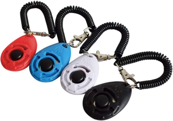 Ruconla Dog Training Clicker with Wrist Strap