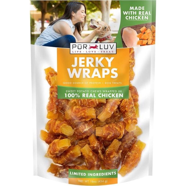 Pur Love Chicken & Sweet Potato Jerky Wraps