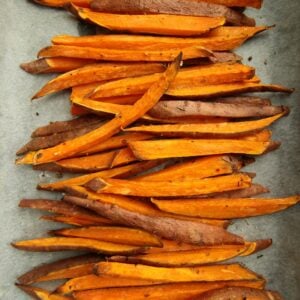 Sweet potato fries for dogs.