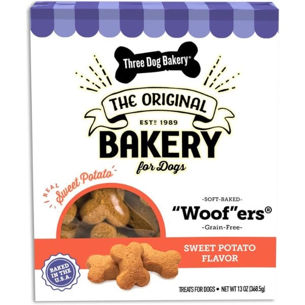 Three Dog Bakery Grain-Free Sweet Potato Wafers