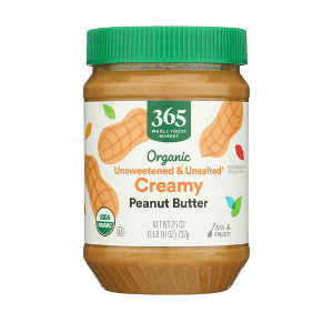365 organic peanut butter