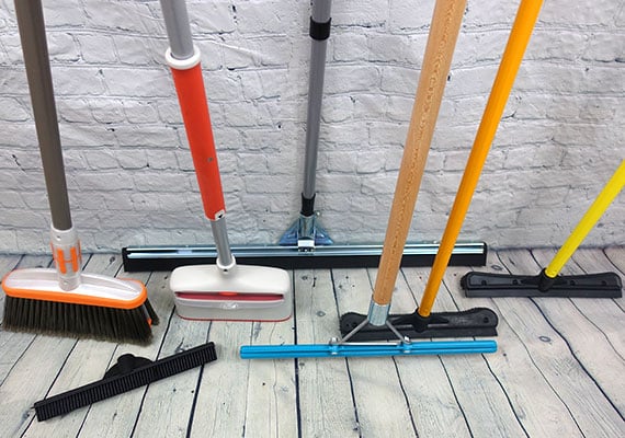 7 different dog hair brooms that we tested and reviewed to find the best