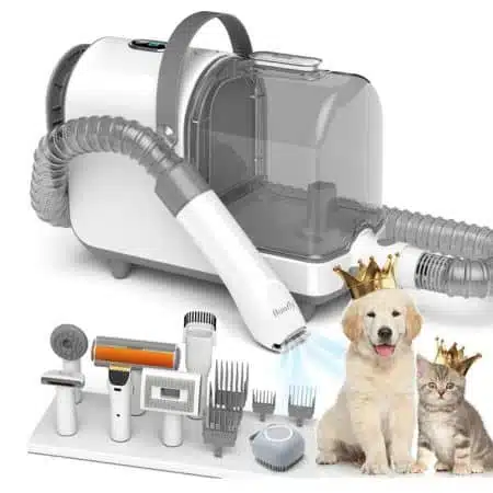 Bunfly dog clipper grooming kit and vacuum