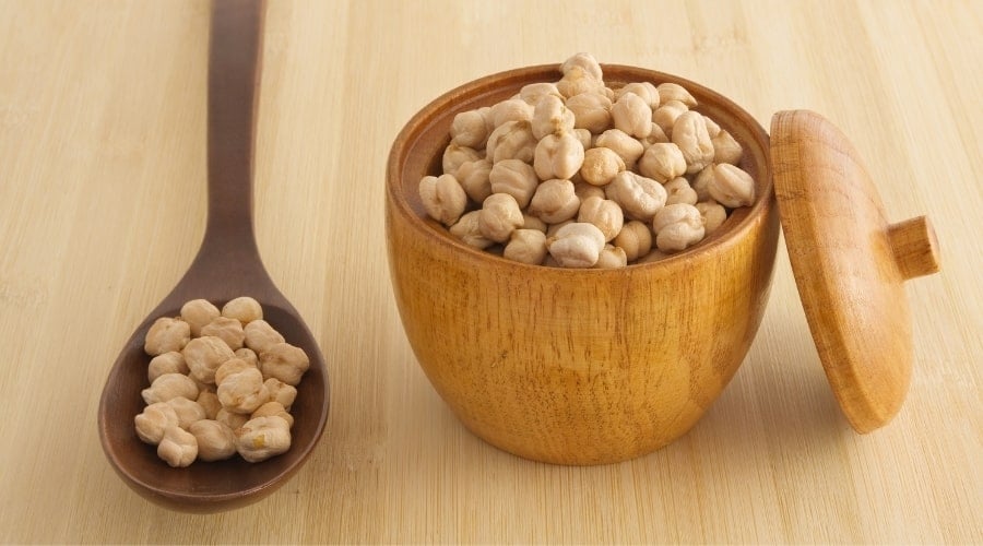 Garbanzo Beans in a Bowl