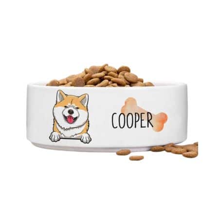 Generic personalized dog bowl