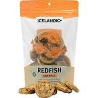 Iclandic+ Redfish Skin Rolls Dog Treat