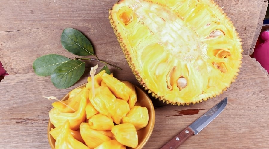 Jackfruit on Table