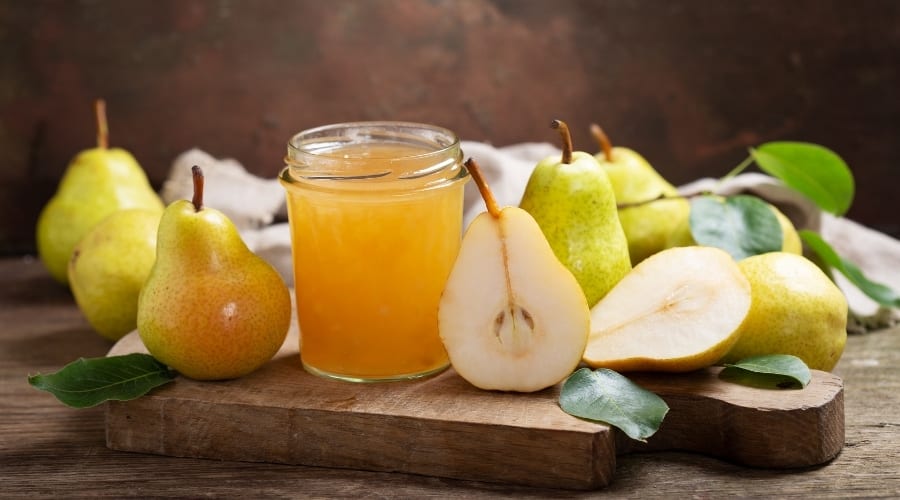 Jar of Cooked Fruit