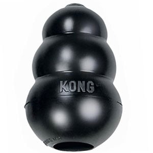 Kong Extreme Black Rubber Winner of Best Treat Toy For Chewers