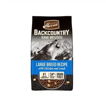 Merrick Backcountry Raw Infused Grain Free Large Breed Recipe Freeze Dried Dog Food