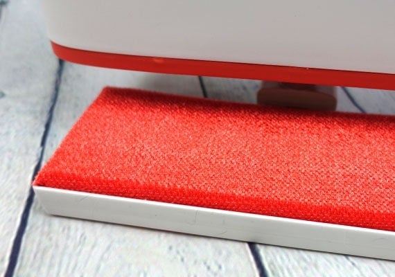 Microfiber broom head that dog hair sticks to
