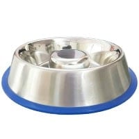 Mr Peanuts SLow Feeder Top Pick - Best Stainless Steel Slow Feed Dog Bowl