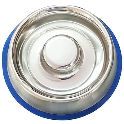 Mr Peanuts Stainless Steel Slow feed dog bowl