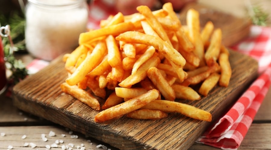 Plate of Fried Potatoes