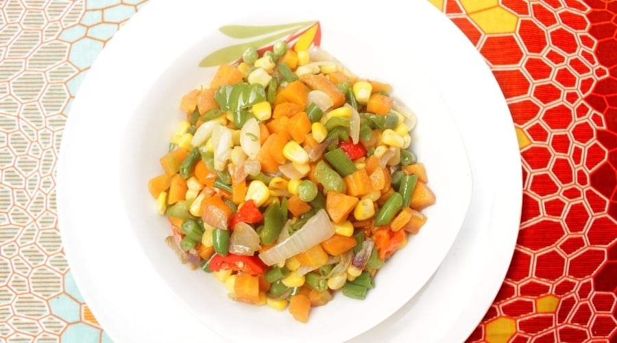Plate of Vegetables