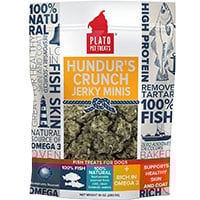Plato Pet Prodcts Hundur's Crunch Jerky Dog Treats made from cod skin