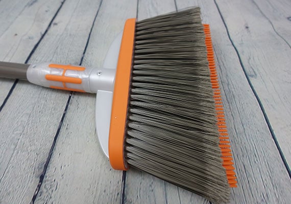 Rubber bristles sticking out of bissel pet hair broom