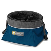 Ruffwear Quesncher Cinch Bowl Top Pick - Best Drawstring Collapsible Travel Bowl