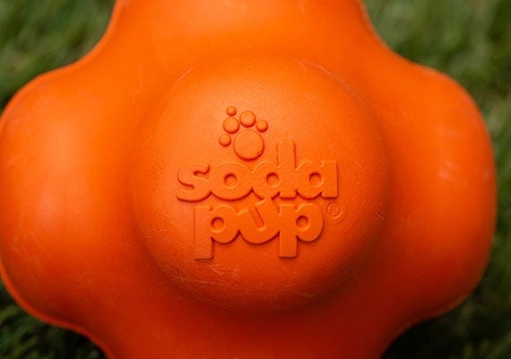 SodaPup Crazy Bouncer rubber nubs close up