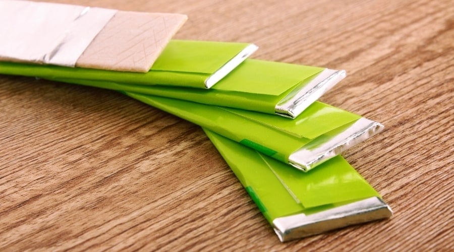 Sticks of Chewing Gum