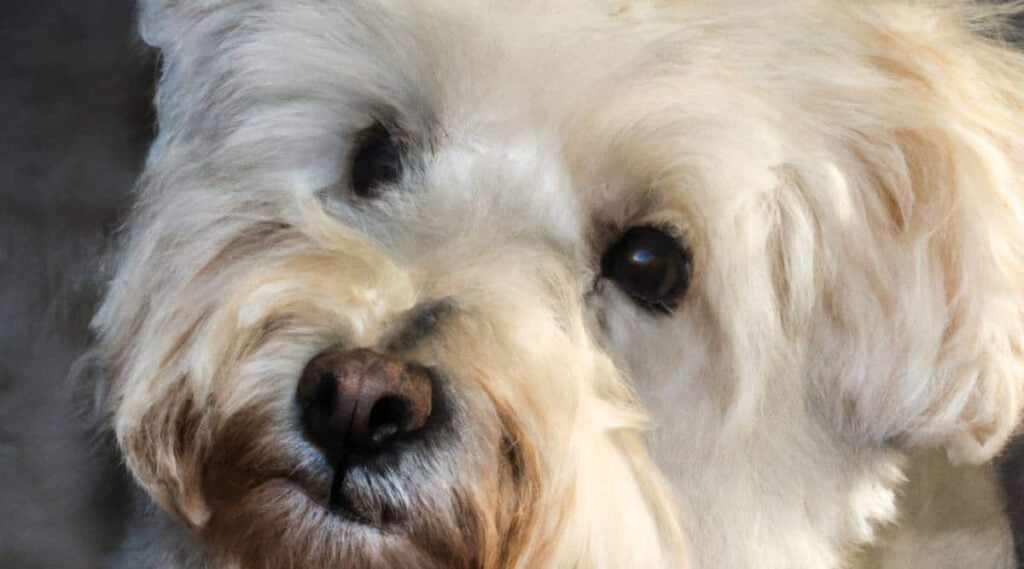 Westiepoo face up close