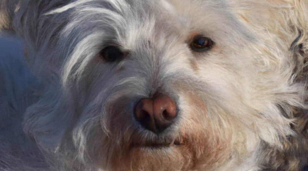 Westiepoo rescue face