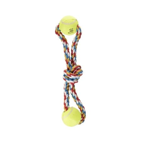 Zanies Figure 8 Rope and Tennis Balls.