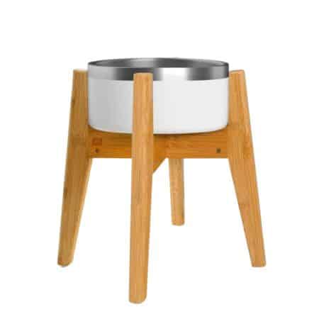 Zpirates yeti dog bowl stand