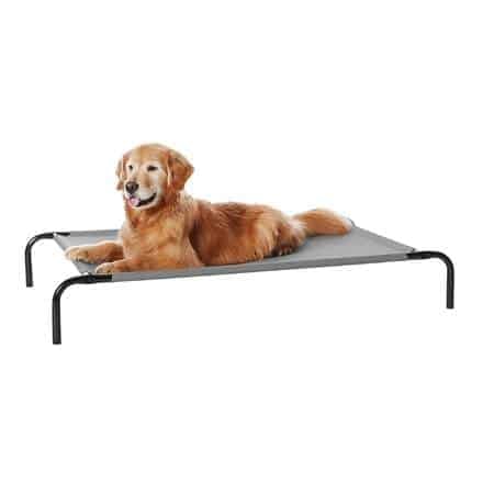 Amazon Basics Elevated Cooling Pet Bed