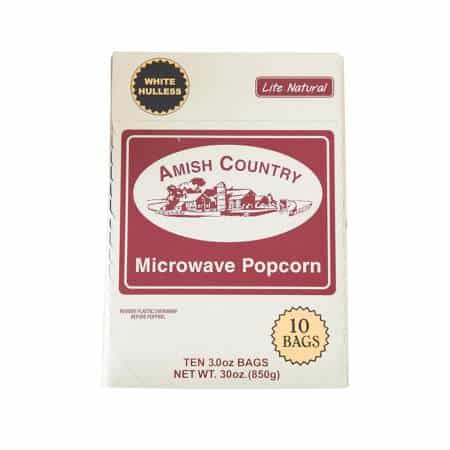 Amish Country hulleses popcorn.