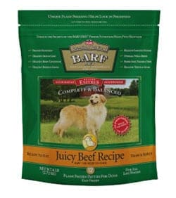 BARF dog food bag