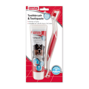 Beaphar Toothbrush and Toothpaste Kit.