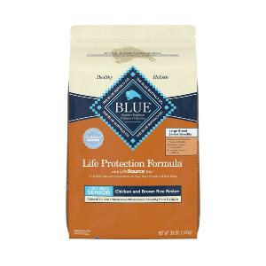 blue buffalo life protection senior large breed dog food