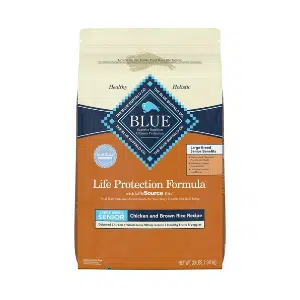 blue buffalo life protection senior large breed dog food