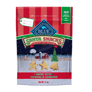 Blue Buffalo Santa Snacks Crunchy Biscuits 