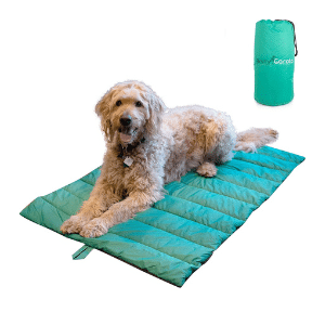 Bom Garoto outdoor dog mat.