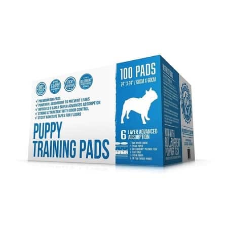 Best Non-Slip: Bulldogology Premium Pee Pads With Adhesive Sticky Tape