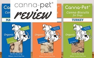 3 Boxes of Canna-Pet Biscuits (Caption: Canna-Pet Review)