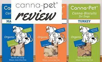 3 Boxes of Canna-Pet Biscuits (Caption: Canna-Pet Review)