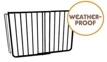 Outdoor pet gate: Cardinal Gates Stairway Special Outdoor Gate