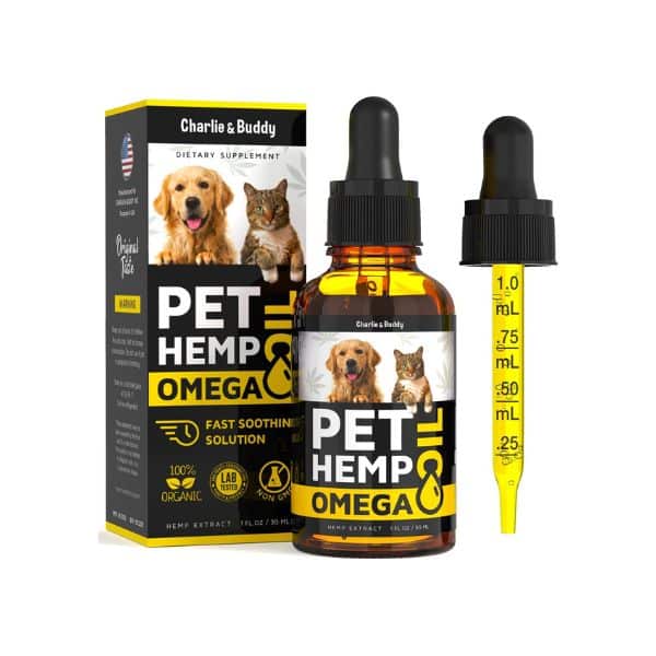 Charlie & Buddy pet hemp oil.